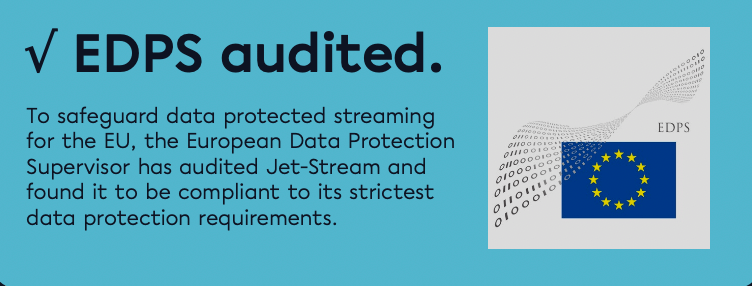 GDPR compliant streaming 